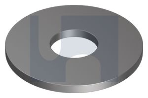 WASHER FLAT ROUND GAL 10MM X 27 X 2.0